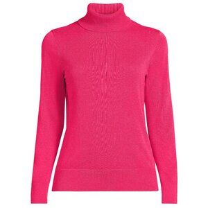 PREMISE Comfy Turtleneck Sweater Fuschia Pink